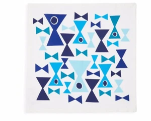 Juego de 2 servilletas de algodón azul JONATHAN ADLER Bobo Tanzania NUEVAS $24.00 cada una retirada - Imagen 1 de 8