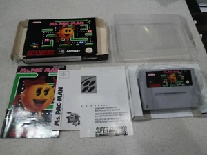Ms. Pac-Man SNES Game Boxed Used AUS PAL Region - Picture 1 of 6