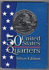 50 United States Quarters Collectors Silver Edition Album Brand New