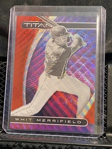 Whit Merrifield 2021 Chronicles Titian Red Wave #23/199 Royals - Picture 1 of 2