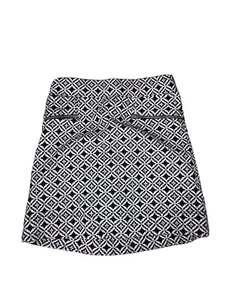 M&S Girls Checkered Geometric Skirt - Age 8-9 - Picture 1 of 2