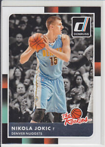 2015-16 Donruss The Rookies #43 Nikola Jokic RC ROOKIE DENVER Nuggets MVP