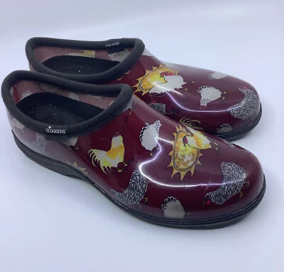 Sloggers Women's Rain / Gardening Rooster Pattern Shoe Size 11 Pre-Owned - Image 1 of 4
