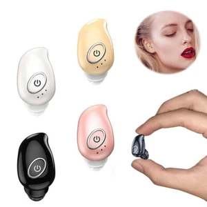 Universal Mini Headset Bluetooth 5.0 Earphone with Microphone Stereo Sound InEar - Picture 1 of 16