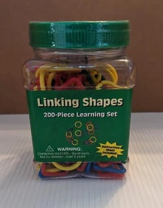 EU867480 - Linking Shapes, by Eureka - 200-Piece Learning Set - For Ages 3+ - Picture 1 of 6