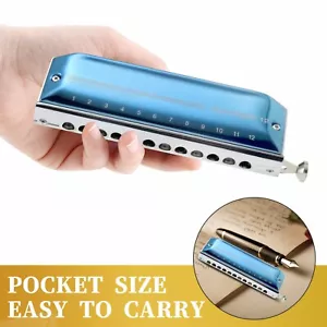 EASTTOP Upgrade Chromatic Harmonica 12Hole 48Tone Key of C Mouth Organ Harmonica - Picture 1 of 7