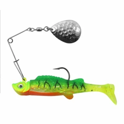 NORTHLAND FISHING TACKLE Northland Tackle Mimic Minnow Spin 1/16 oz Swimbait Jig - Firetiger Color - NEW