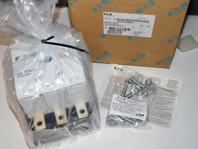 NUEVO Contactor Eaton XTCE185H22C 480-500V bobina 3 polos 185A DILM185A/22 (RAC500) Foto 1 de 4