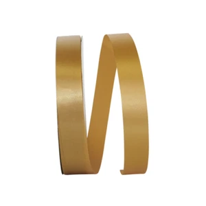 Plain Satin ribbon  15mm  Antique Gold wrapping Wedding Birthday Christening - Picture 1 of 1