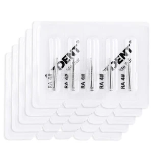 5 Kit AZDENT Dental Lab Tungsten Steel Round Burs RA 4 for Low Speed Handpiece - Picture 1 of 12