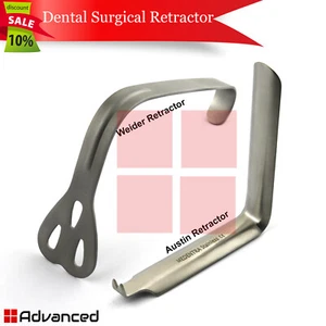 Dental Weider Retractors Austin Tissue Flaps Holding Tongue Cheek Lips Set of 2 - Picture 1 of 3