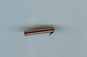 BELGIUM CIVILIAN MEDAL - RIBBON BOUTONNIERE ORDER OF THE CROWN - Picture 1 of 2