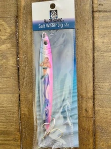 Cast Mermaid Glow JIG-120gms Casting/Swimming-Salt water Tuna,Yellowtail , Mahi - Picture 1 of 12