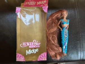 Barbie Jewel Hair Mermaid Midge Puppe Mattel längste Haare aller Zeiten - Bild 1 von 6