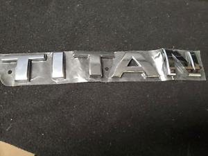 NISSAN TITAN 2004-2015 Tailgate Emblem NAMEPLATE “TITAN” OEM 93490-7S200