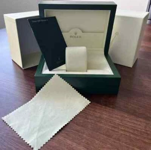GENUINE ROLEX GMT MASTER II 2010 MEDIUM WATCH BOX SET W/ INTS MANUAL & CLOTH 404 - Picture 1 of 24
