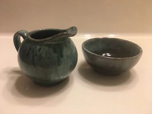 Small Creamer Pitcher and Condiment Bowl - Picture 1 of 7