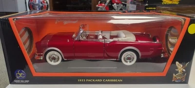 1/18 Scale 1953 Packard Caribbean Red  Diecast Model Car by Road Signature - Image 1 of 4