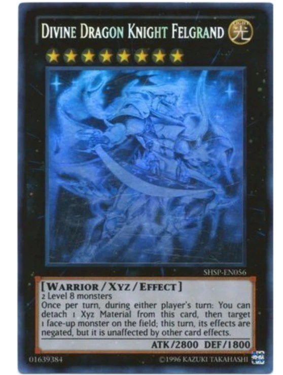 Divine Dragon Knight Felgrand Ghost Rare SHSP-EN056 Unl. Near Mint - Image 1 of 1