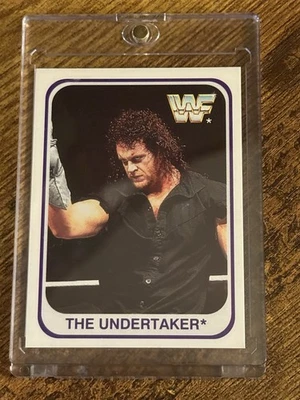 1991 Merlin WWF Undertaker #104 Wrestling Card RC Rookie - Image 1 of 2