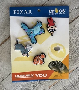 NEW Crocs Disney PIXAR 4-pc Jibbitz Charms Chef Remy Sully Jack-Jack Nemo - Picture 1 of 1