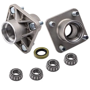 2x Front Wheel Hub Kit Bearings fit for Club Car DS Golf Cart 1982 1983-2002 - Picture 1 of 12