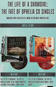 TAYLOR SWIFT - THE FATE OF OPHELIA 2 CD singles BOTH Versions SEALED & NEW - Picture 1 of 8