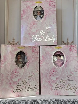 3 Barbies~Eliza Doolittle~My Fair Lady Mattel~Audrey~ Embassy~Pink~Ascot~Lovely! - Image 1 of 4