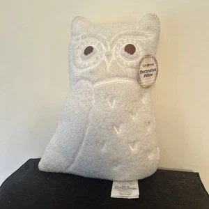 NWT Plush Owl Decorative Pillow - Plush 17” Owl - Picture 1 of 5