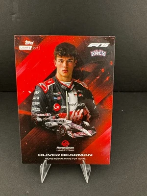 2025 Topps Lights Out F1 Oliver Bearman Rookie RC Bright Future Fórmula 1 Foto 1 de 2