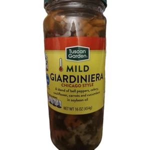 Tuscan Garden Mild Giardiniera Chicago Style, 16 Ounce Italian Condiment 10/26 - Picture 1 of 9