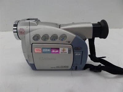 Canon ZR45MC 2.5" Display Mini DV 18x Camcorder - Black Screen - Image 1 of 4