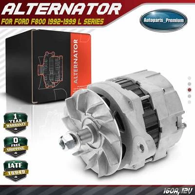 Alternator for Ford F-600 1993-1994 F-700 1993-1997 F-800 1992-1999 160A 12V CW - Image 1 of 4