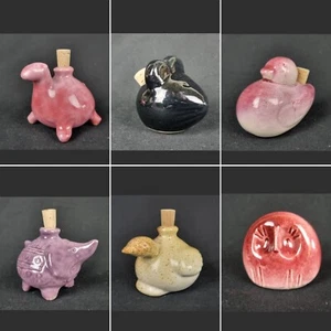 Aceite perfumado de cerámica vintage / botella de aceite / frasco animal - años 70 - 8 cm - a elegir - Imagen 1 de 8