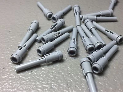 LEGO (x20) Gris Azulado Claro Pines Técnicos 1/2 2L Barra Extensión Flick Misiles  Foto 1 de 4