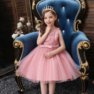 Flower Girls Kids Princess Tutu Dress Evening Brithday Party Formal Prom Dresses - Picture 1 of 48
