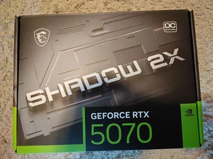 MSI NVIDIA GeForce RTX 5070 Shadow 2X OC 12GB Grafikkarte - Bild 1 von 6