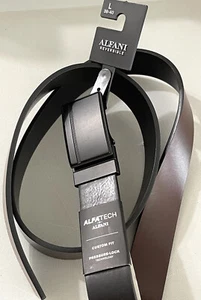 Alfani Men's Faux Leather Reversible Belt Brown / Black L 38-40 New $39 - Picture 1 of 7