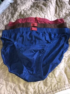 Vintage Krokodil Marke Herren Bikini Slip 100% Baumwolle 3 Paar XL NEW OLD STOCK - Bild 1 von 10