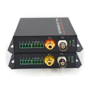 Digital Video Audio to Fiber Optical Media Converters Single singlemode fiber FC - Picture 1 of 6