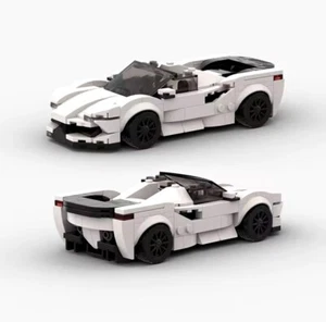 Ferrari SF90 Spider | White | Building Brick Set MOC - 249 Pieces UK - Picture 1 of 7