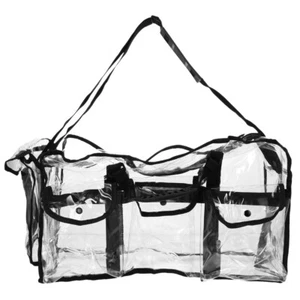 Transparent Shoulder Bag Travel Duffel Bag Clear Transparent Bag - Picture 1 of 12