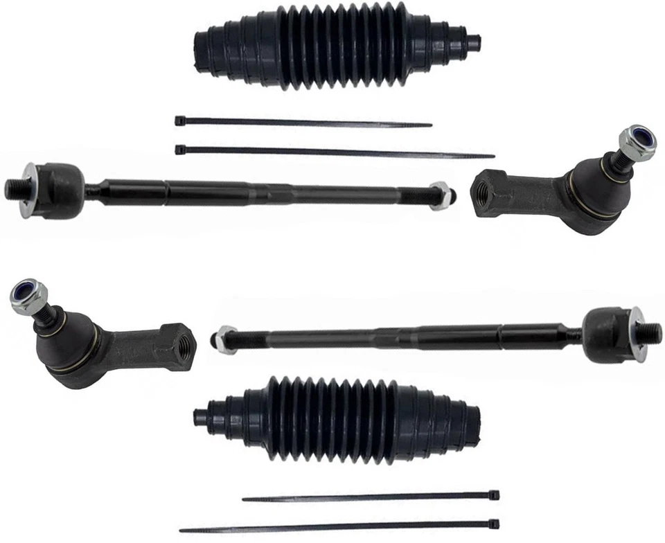 Varillas de amarre y botas delanteras izquierda y derecha interiores y exteriores para Mitsubishi Lancer 11-2017 Foto 1 de 4