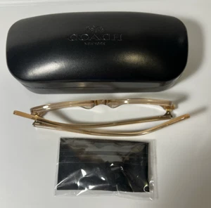 Estuche para gafas Coach negro / ¡Marco para gafas Coach SOLAMENTE! / Tela negra Coach, - Imagen 1 de 19