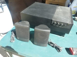 Advent Early 80's Low Profile Powered Subwoofer and Satellite Speakers USA - Picture 1 of 11