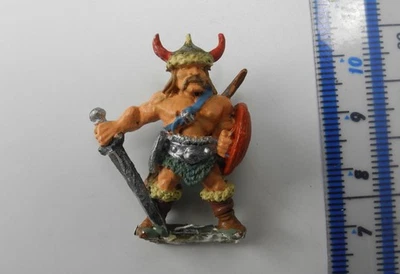 BARBARIAN FIGHTER Metal Norse Empire Army Painted Warhammer Citadel 1980s B13 - Image 1 of 2