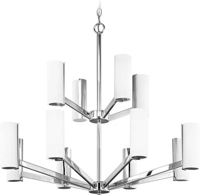 Lámpara de techo LED de 2 niveles con resplandor cromado Dolan Design 1292-26 Foto 1 de 2