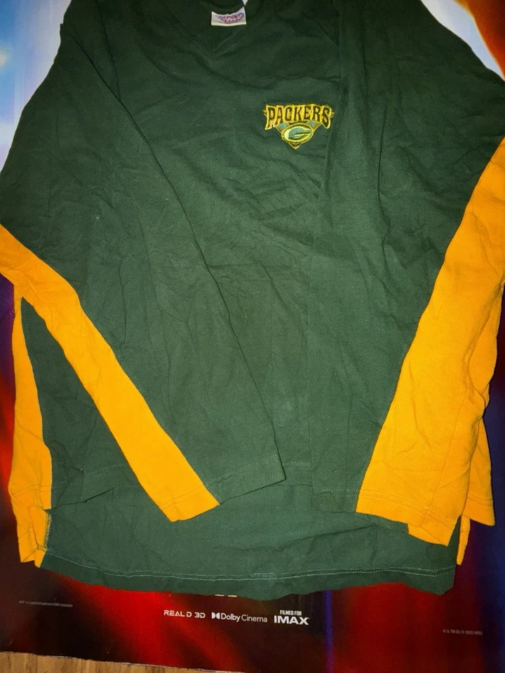 Green Bay Packers 1998 NFL Camiseta Activa + Sudadera Polar NFL Años 80 XL-2XL Foto 1 de 4