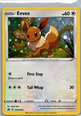 Eevee Promo SWSH: Sword & Shield Promo Cards SWSH095 LP-NM - Image 1 of 2