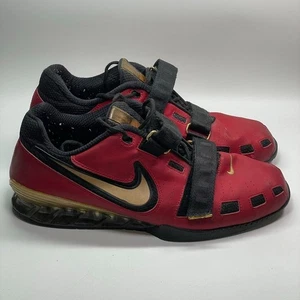 Zapatos de levantamiento de pesas Nike Romaleos 2 para hombre, talla 12,5 rojo/dorado/negro - Imagen 1 de 8